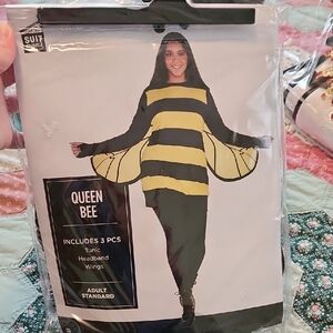 Queen Bee Costume for Kids - Black and Yellow